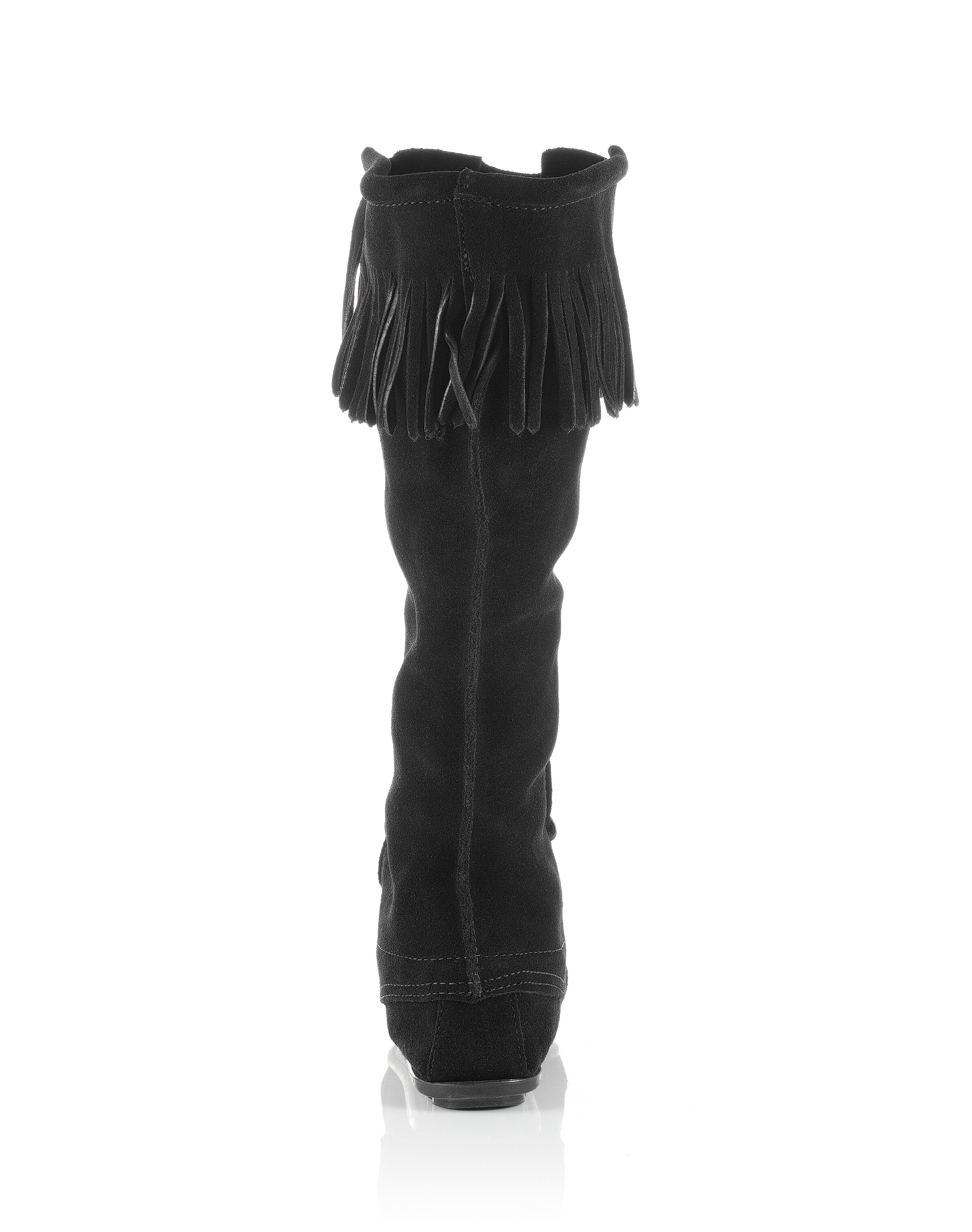 Bottes à lacets Minnetonka en noir
