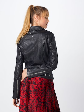 BE EDGY Lederjacke 'BEfrances' in Schwarz