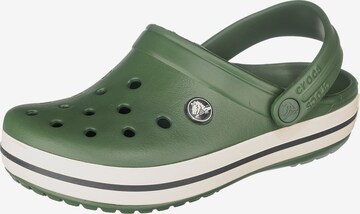 Crocs Muiltjes 'Crocband' in Groen: voorkant