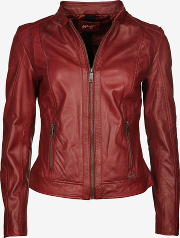 Maze Lederjacke 'Marcie' in Weinrot | ABOUT YOU