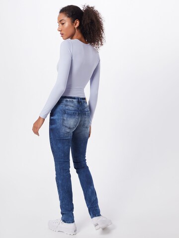 STREET ONE Slimfit Jeans 'Jane' in Blauw