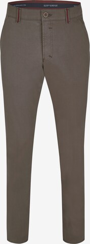 CLUB OF COMFORT Regular Chino Pants 'Carno' in Brown: front