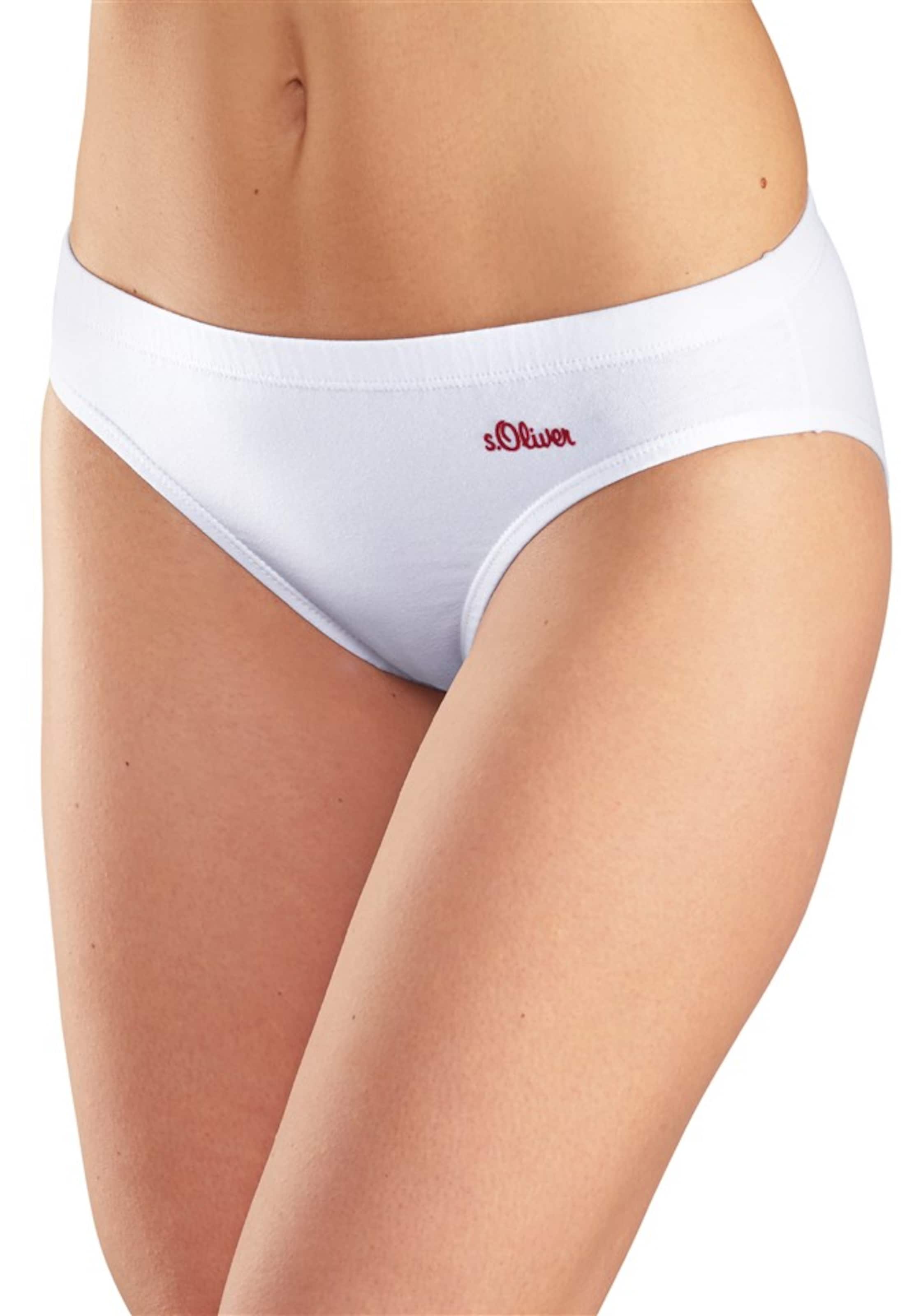 s.Oliver Slip in White: front