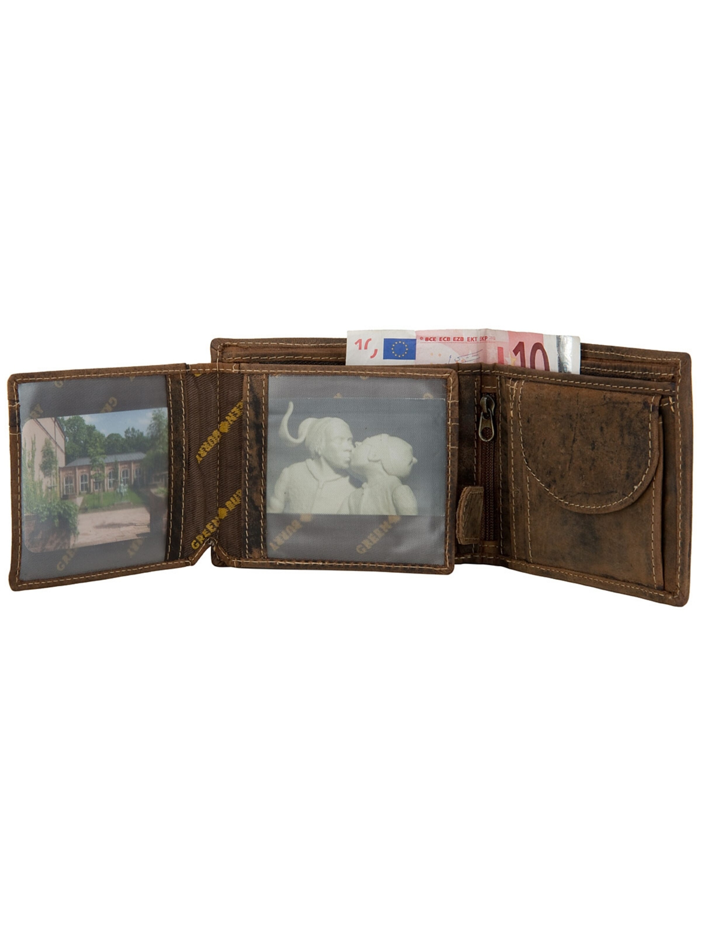 GREENBURRY Geldbörse in Braun