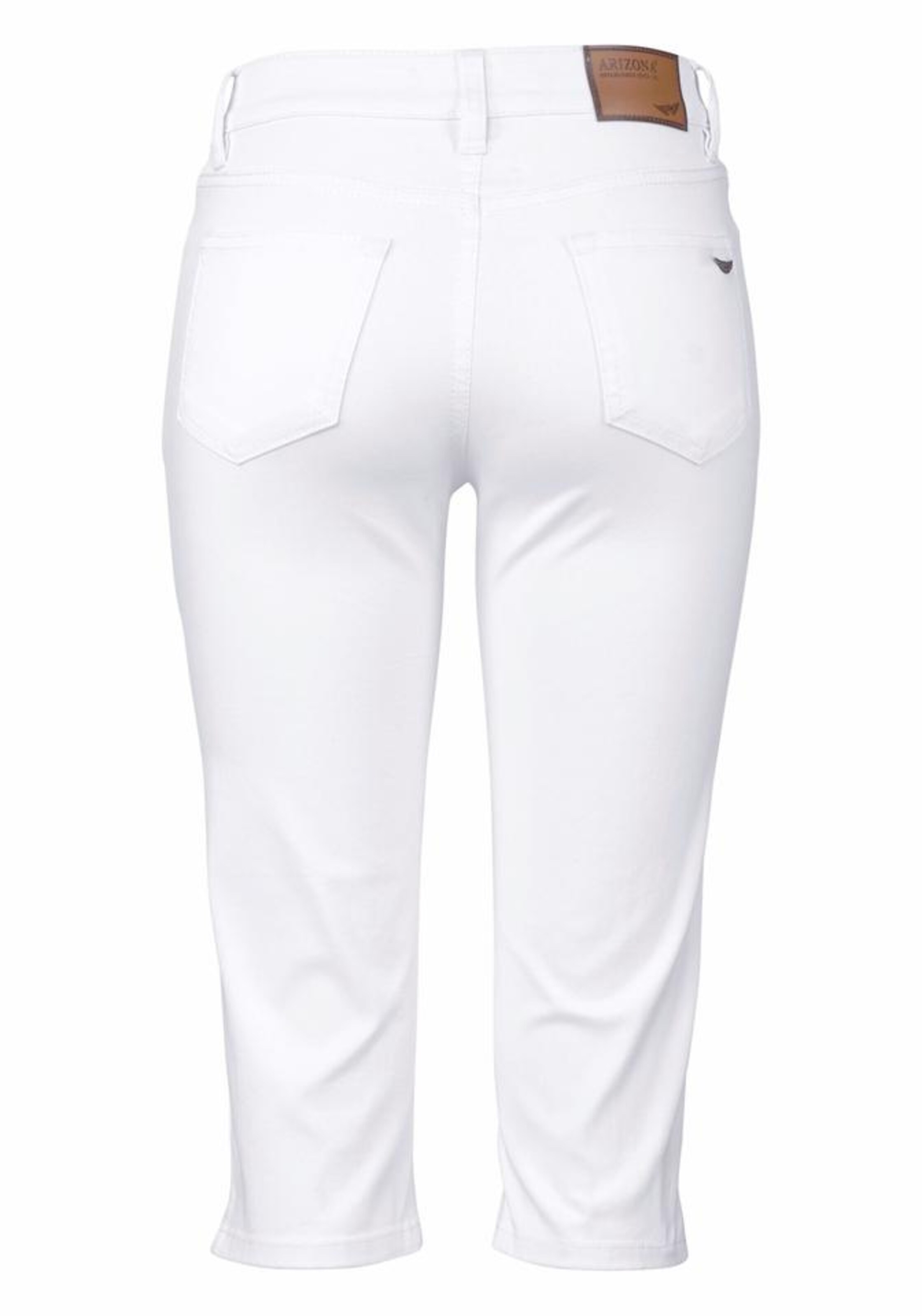 ARIZONA Skinny Caprijeans in Weiß