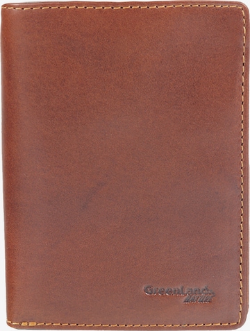 Greenland Nature Wallet 'Rubin' in Brown: front