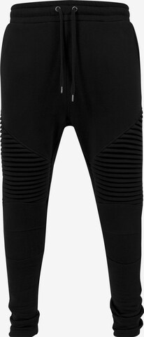 Coupe slim Pantalon Urban Classics en noir : devant