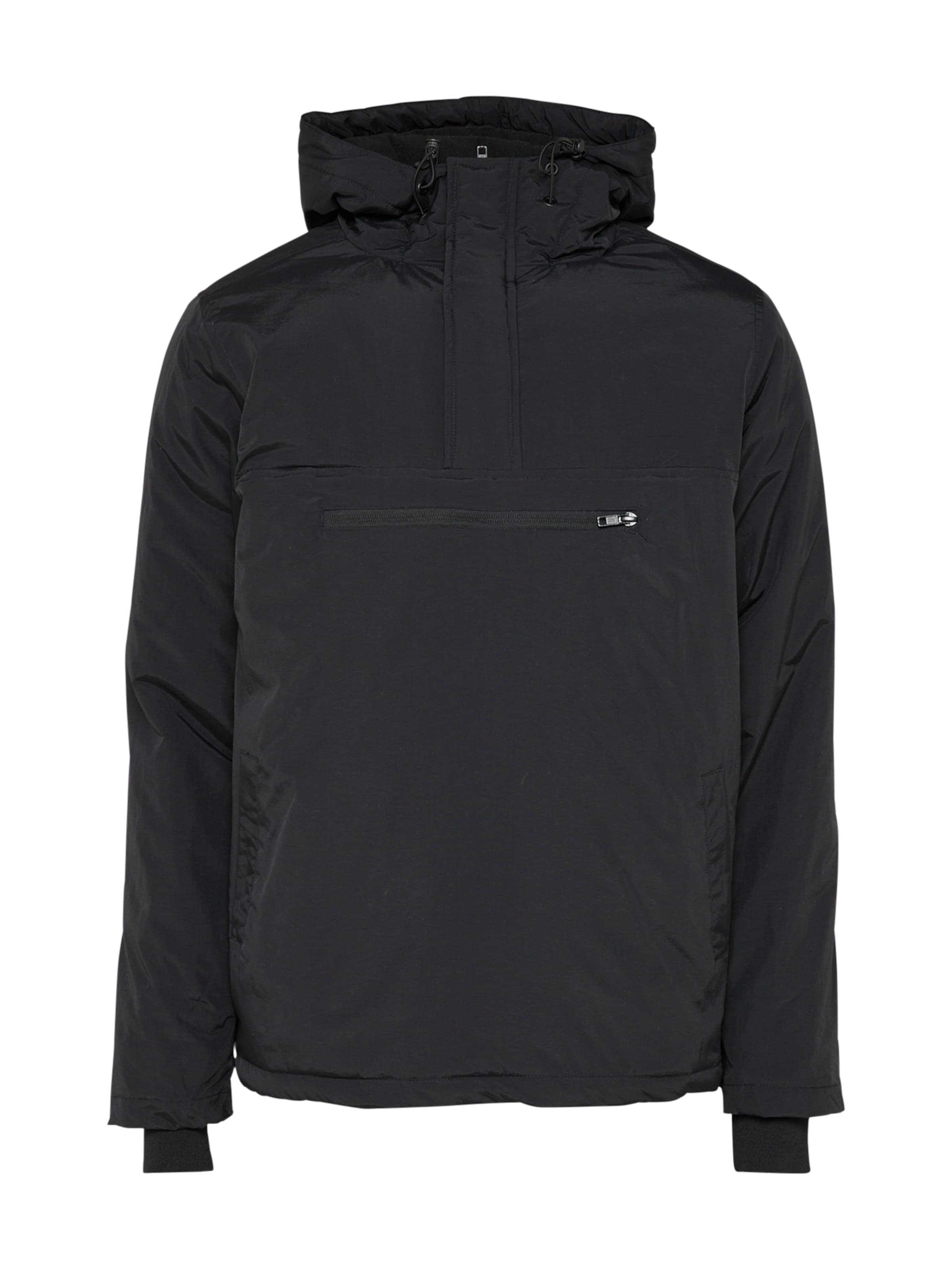 Veste mi-saison Urban Classics en noir : devant