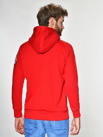TOP GUN Sweatshirz 'Defender' in Rot