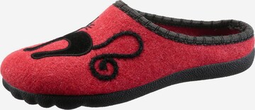 Maybe Slippers in Red: front