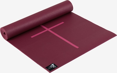 YOGISTAR.COM Yogamatte 'Plus Alignment' in himbeer / weinrot, Produktansicht