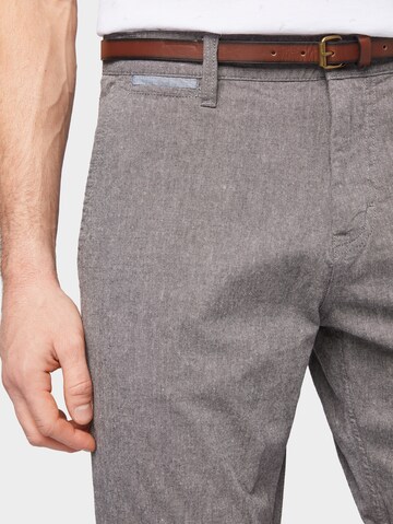 TOM TAILOR Regular Chino Pants 'Josh' in Grey