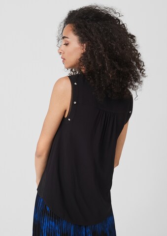 QS Bluse in Schwarz