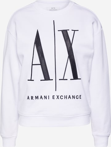 ARMANI EXCHANGE Majica '8NYM02' | bela barva: sprednja stran