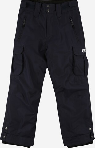 Picture Organic Clothing Loosefit Outdoor broek 'August' in Blauw: voorkant