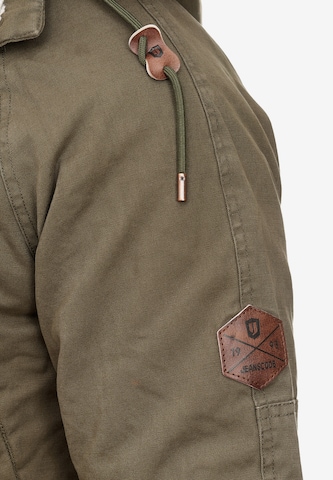 INDICODE JEANS Winterparka 'Fann' in Groen