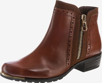 CAPRICE Booties in Brown: front