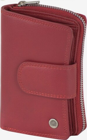 GREENBURRY Wallet in Red: front