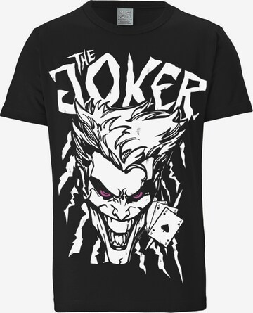 LOGOSHIRT T-Shirt "The Joker" in Schwarz: predná strana