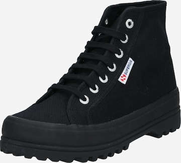 SUPERGA Sneakers hoog 'Cotu' in Zwart: voorkant