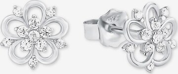 AMOR Earrings 'Blume' in Silver: front