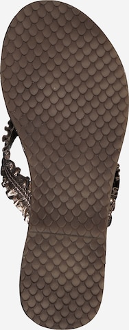 TAMARIS T-Bar Sandals in Gold: bottom