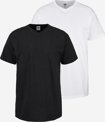 FRUIT OF THE LOOM T-Shirt in Schwarz: predná strana