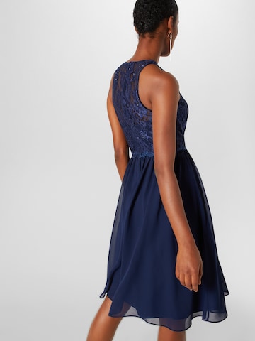 Robe de cocktail 'MC181255B' mascara en bleu : derrière