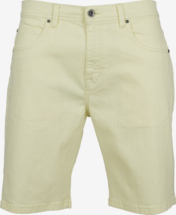 Urban Classics - regular Pantalón en amarillo: frente