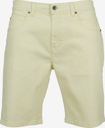 Urban Classics Regular Pants in Yellow: front