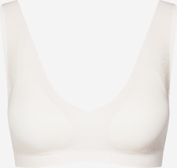 Sutien de tricou Sutien de la SLOGGI pe alb: față