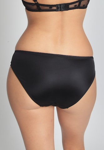 Slip 'DOTTED MESH' sassa en noir