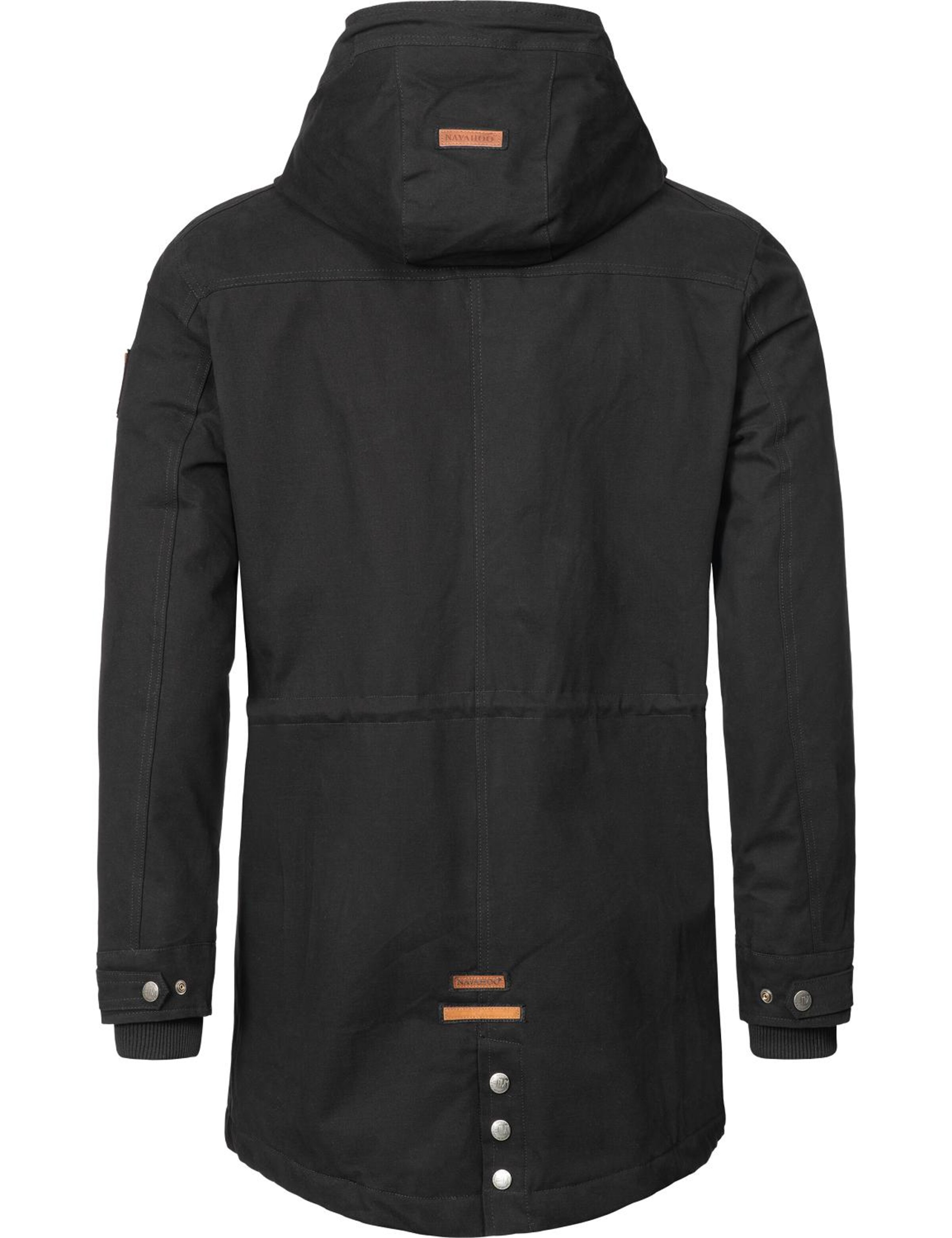 NAVAHOO Parka 'Manaka' in Schwarz