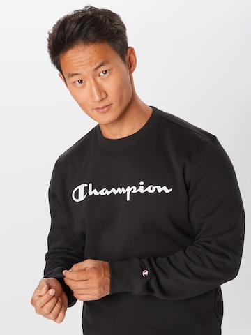 Regular fit Felpa di Champion Authentic Athletic Apparel in nero