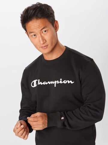 Coupe regular Sweat-shirt Champion Authentic Athletic Apparel en noir