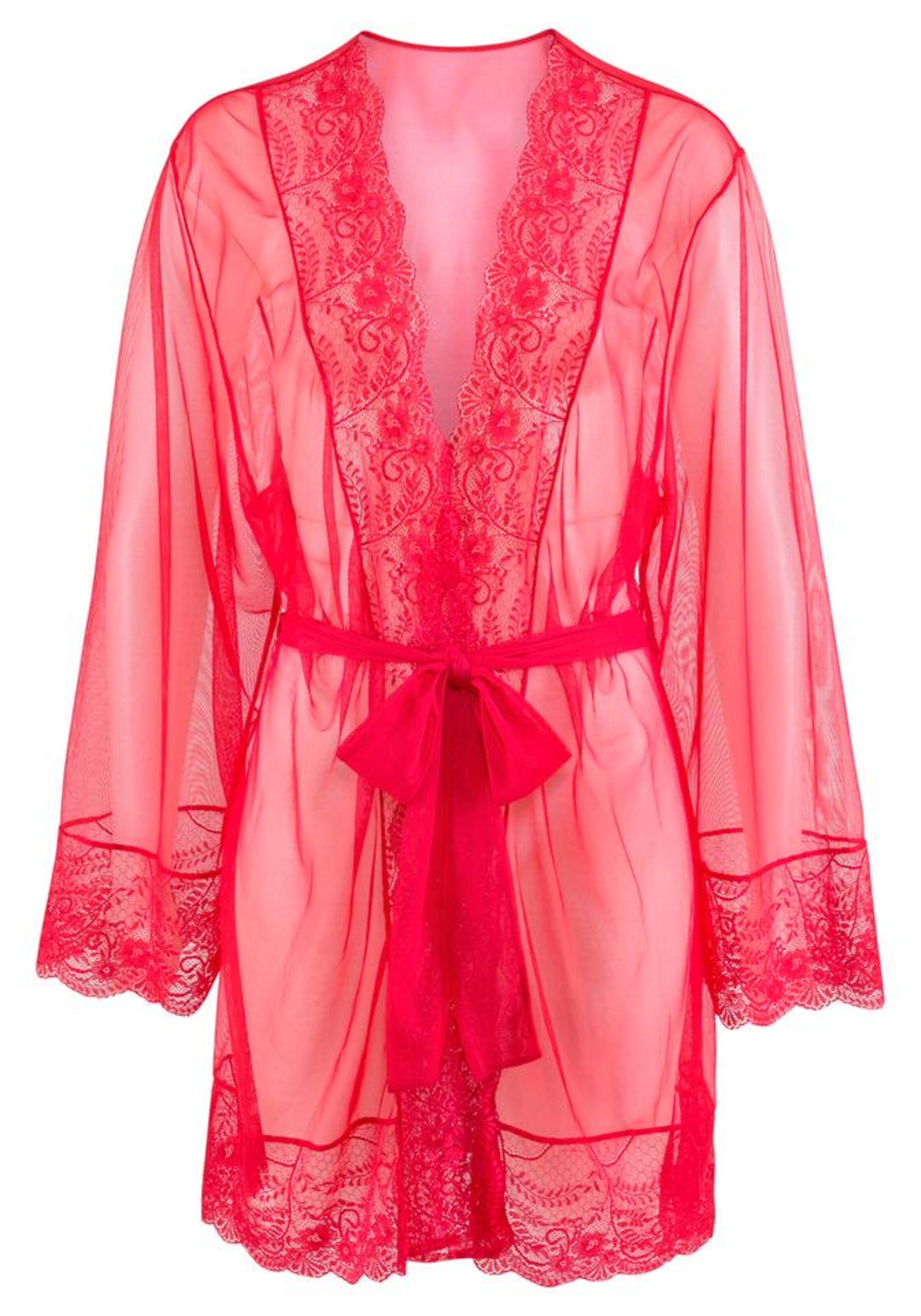 Frauen Pullover & Strick LASCANA Kimono in Rot - GI75005