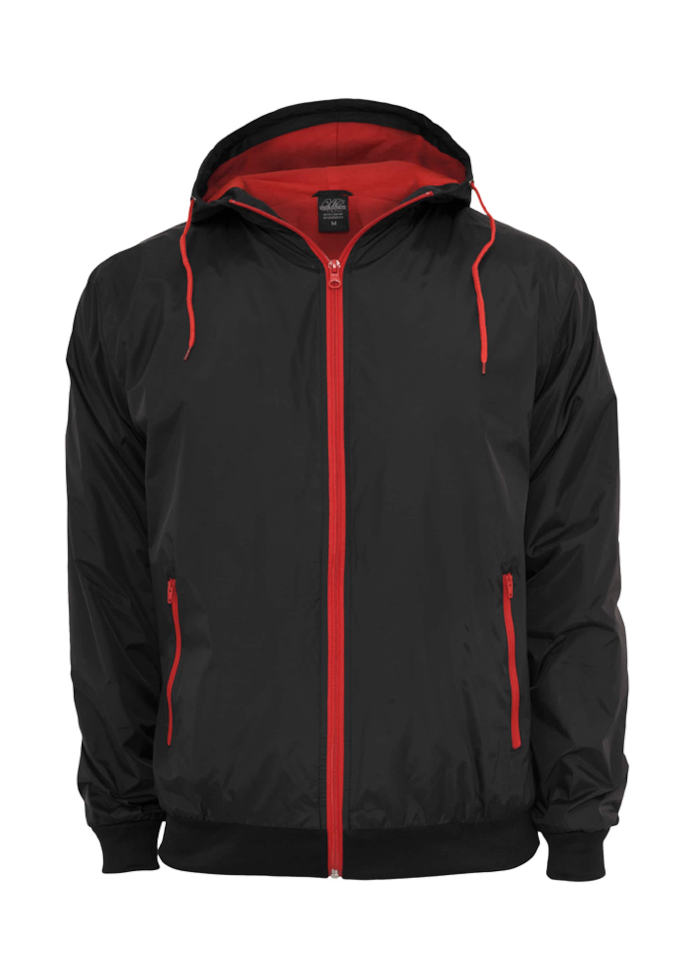 Urban Classics Jacke in Schwarz: Vorderseite