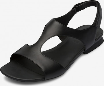 CAMPER Sandals ' Casi ' in Black: front