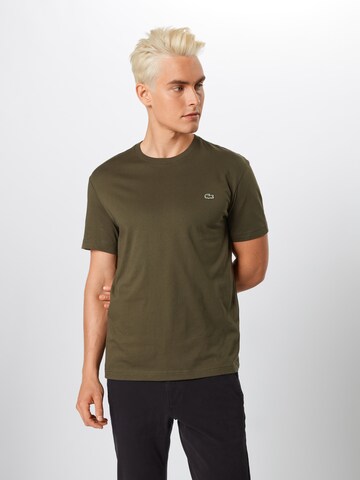 Lacoste Sport Regularny krój Koszulka w kolorze zielony
