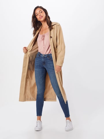 ESPRIT Skinny Džíny – modrá