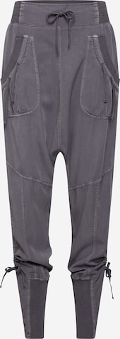 Effilé Pantalon 'Nanna' Cream en gris : devant