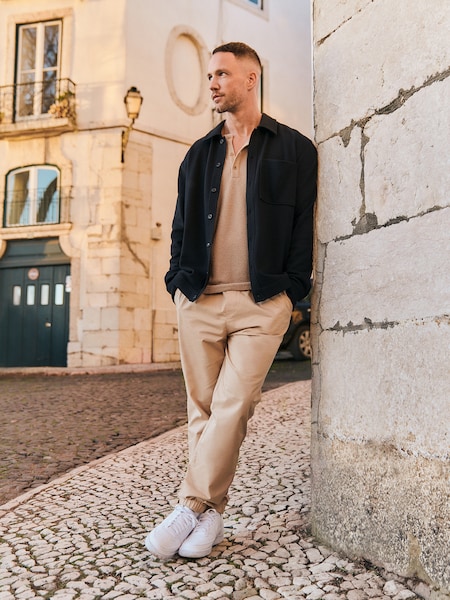 Daniel Fuchs - Basic Chic Black Beige Look by DAN FOX APPAREL