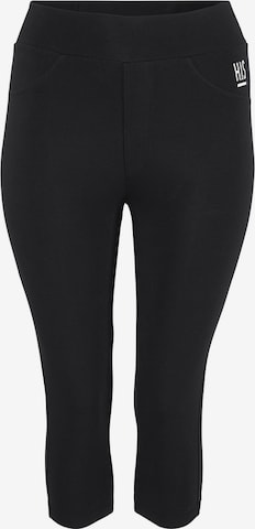 H.I.S Skinny 3/4-Funktions-Tights in Schwarz: predná strana