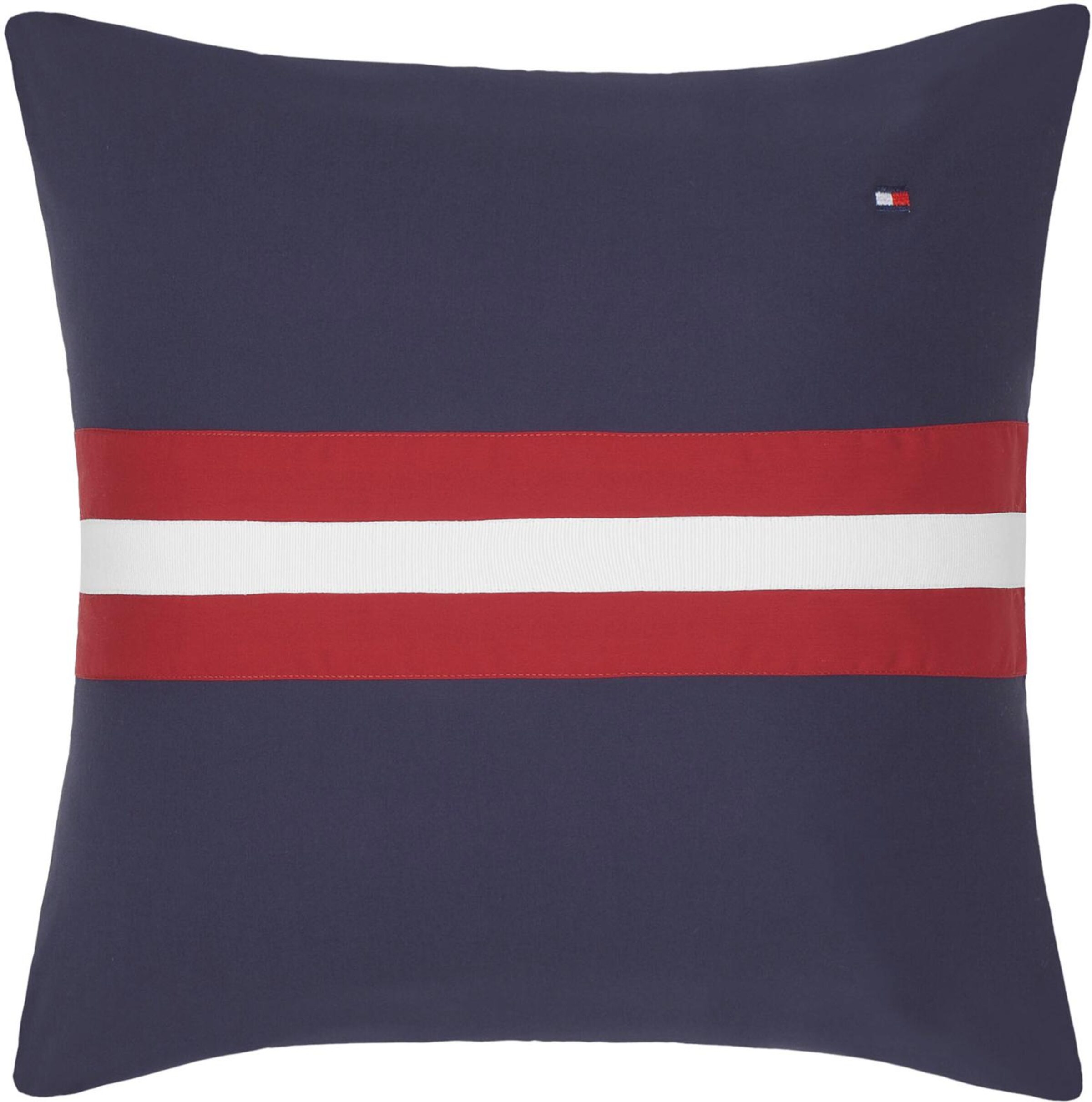 TOMMY HILFIGER - Dekokissen 'Color Block' in navy