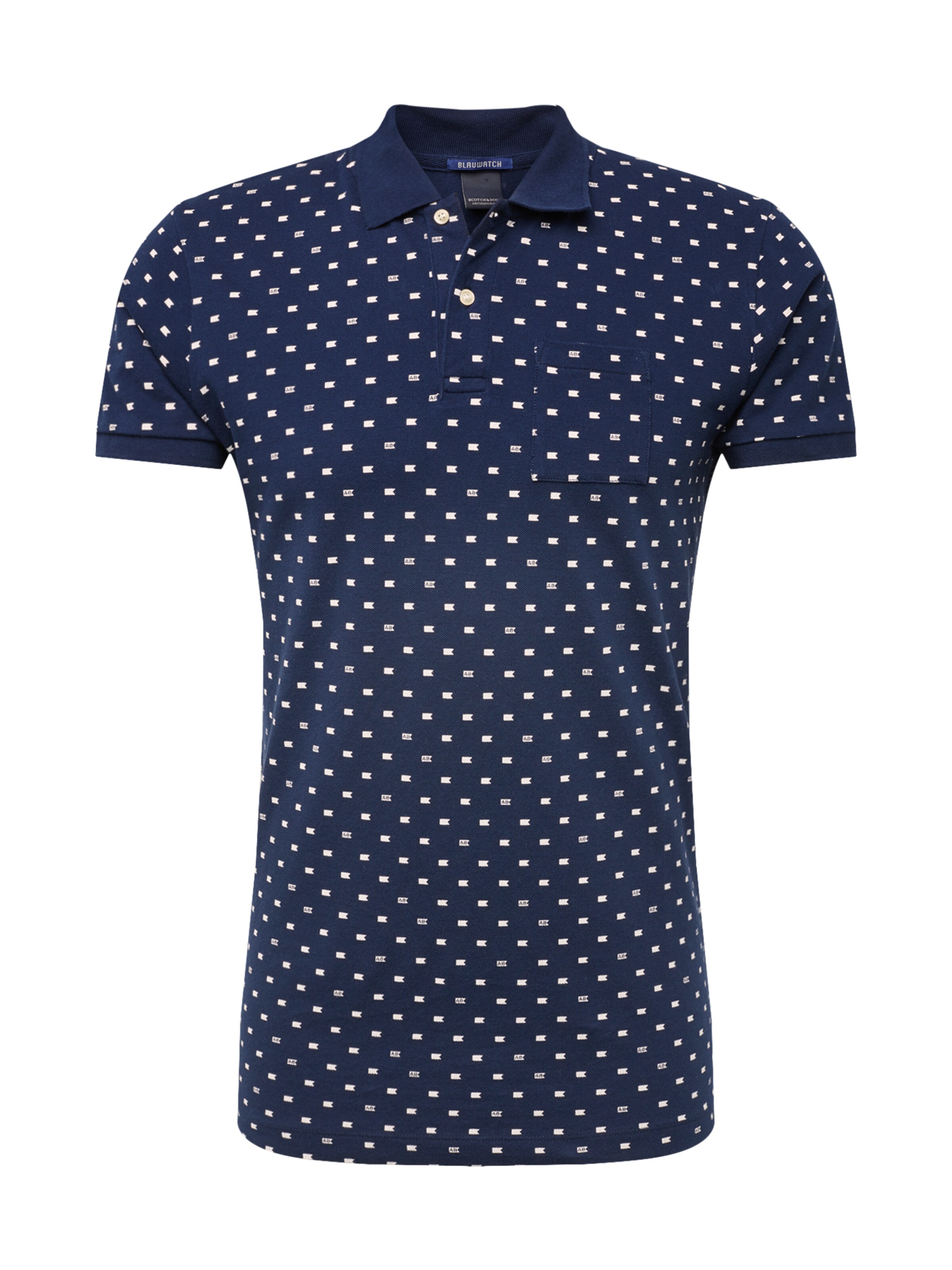 SCOTCH & SODA - Shirt in de kleur Navy