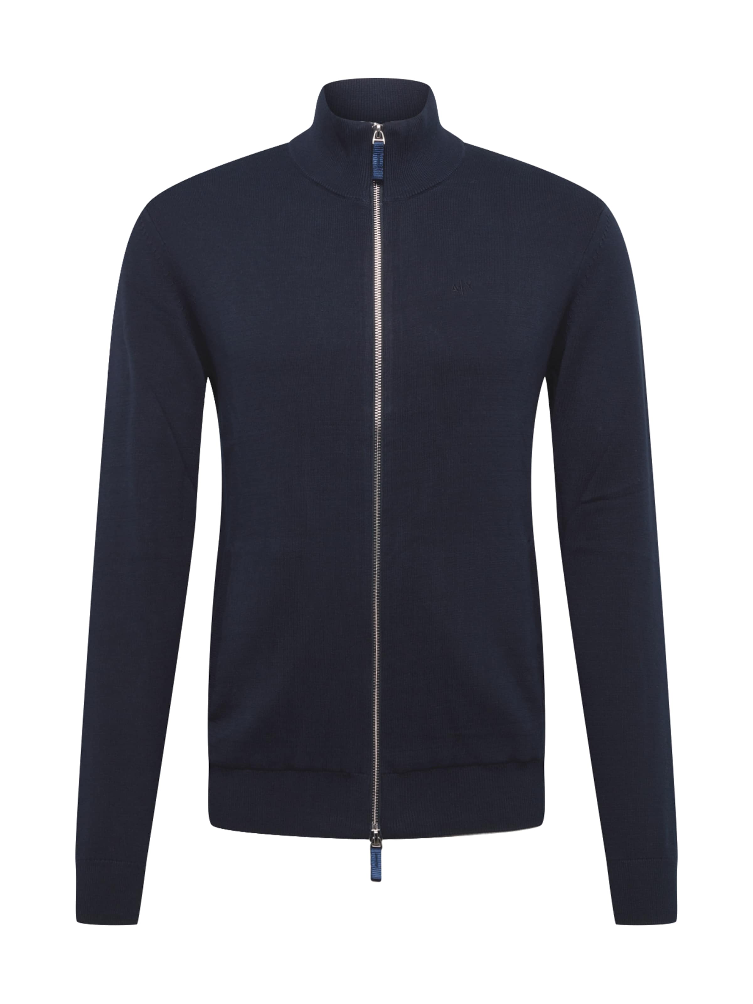 ARMANI EXCHANGE Regularny krój Kardigan w kolorze niebieski: przód