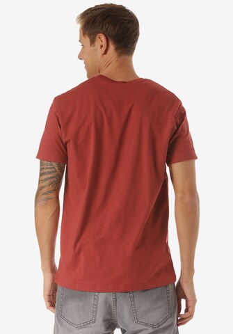 Iriedaily - Camisa 'Turn up' em vermelho