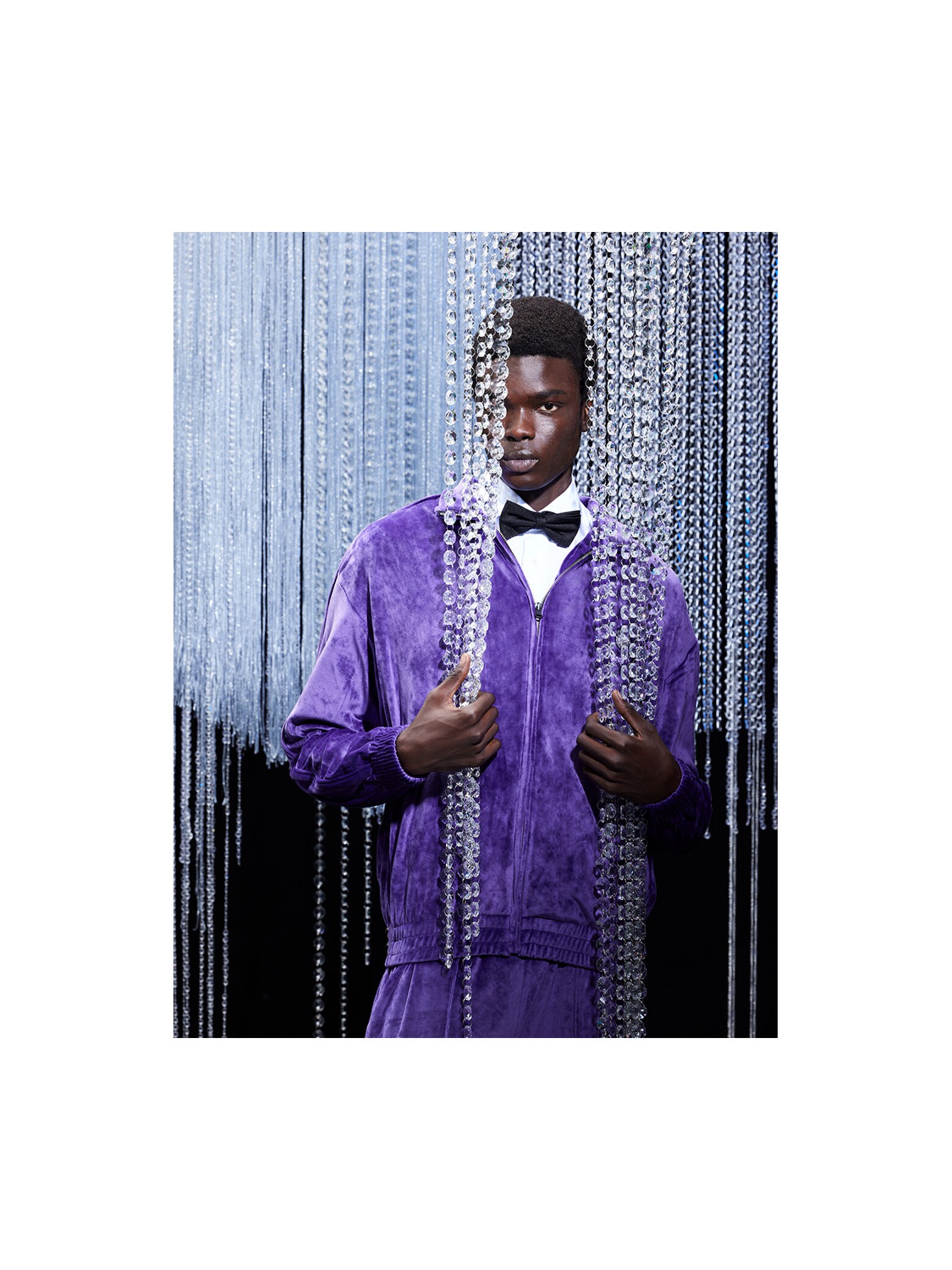 Mamadou - Casual Chic Velvet Purple Look