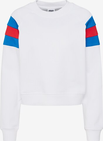 Urban Classics Sweatshirt in White: front