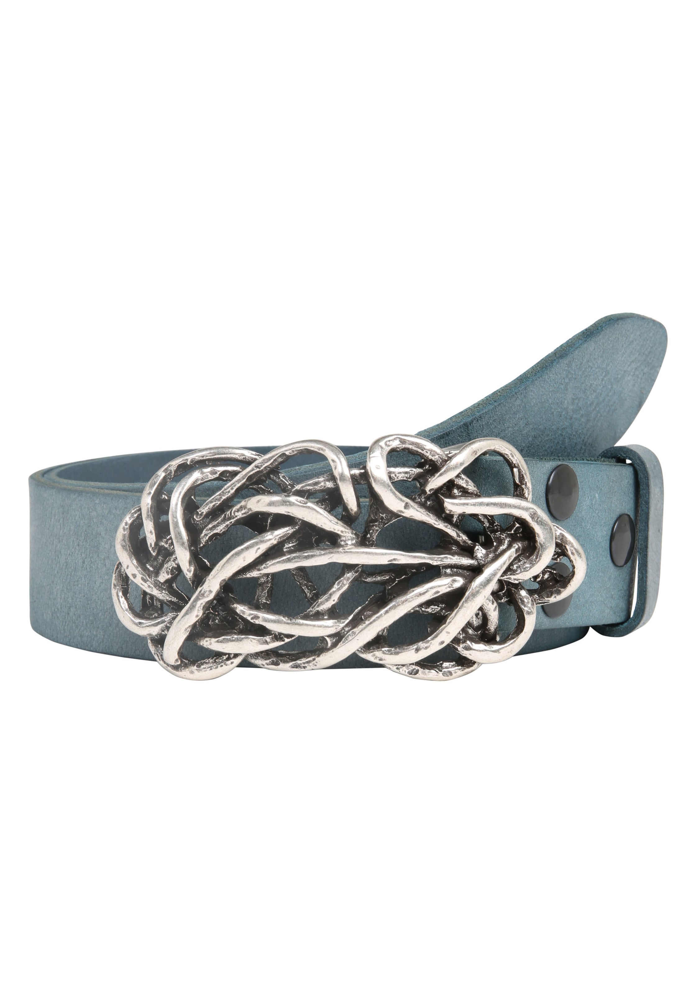 RETTUNGSRING by showroom 019° Belt 'Gump' in Blue: front
